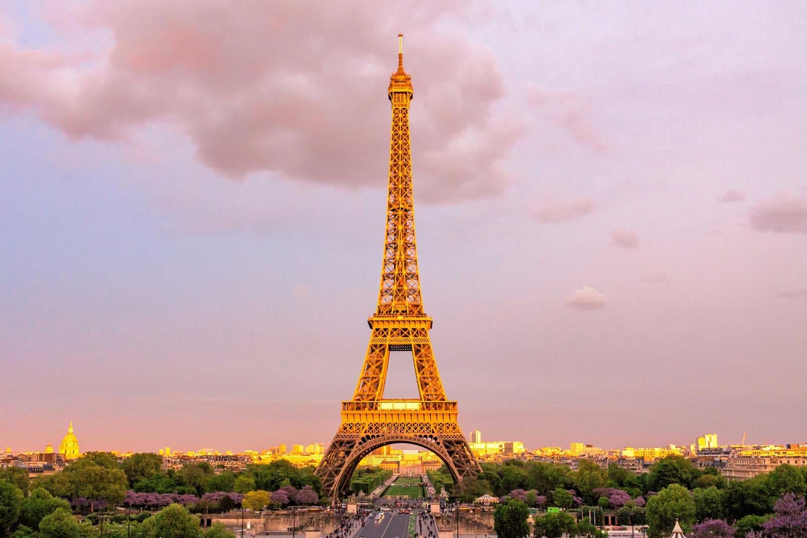 Paris cityscape with Eiffel Tower